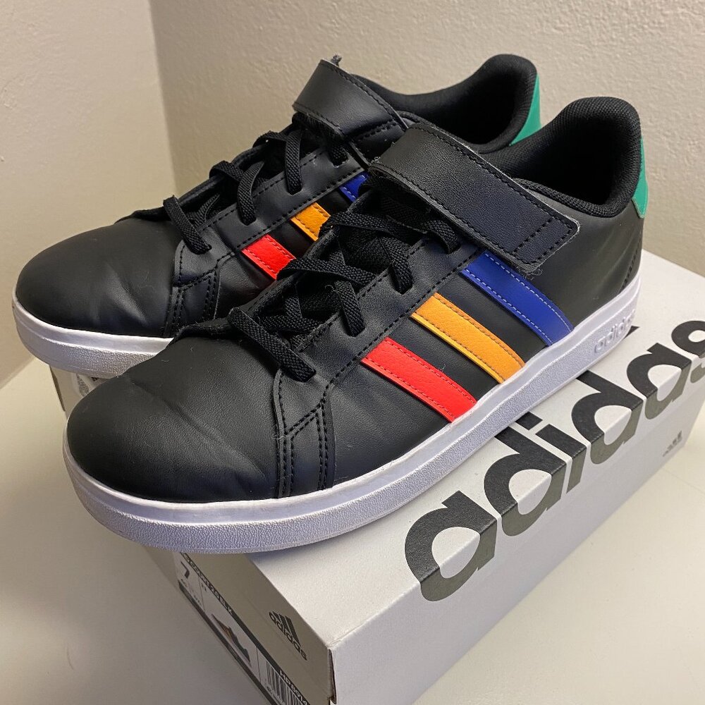 Adidas Grand Court 2.0 EL K (size 7 boys/men, or women's equivalent)